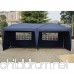 Z ZTDM Pop Up Canopy Tent Wedding Party Easy Folding Outdoor Screen Sun SheltersHouses Gazebos with Sidewalls for BBQ Carport with Carrying Bag 10' X 20' w/4 Removable Walls - B0789J3ZY1