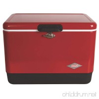Coleman Steel-Belted Portable Cooler  54 Quart  Red - B0009PURKE