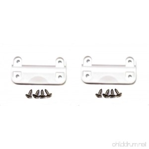 NEW AFTERMARKET Igloo Cooler Plastic Hinges + Stainless Screws (2) - B01A8VYZ42