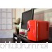 Uber Appliance UB-CH1 Uber Chill Mini Fridge 6-can portable thermoelectric cooler and warmer mini fridge for bedroom office or dorm (Uber Red) - B013VZ4074