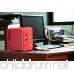 Uber Appliance UB-CH1 Uber Chill Mini Fridge 6-can portable thermoelectric cooler and warmer mini fridge for bedroom office or dorm (Uber Red) - B013VZ4074