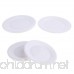 Baosity Pack of 20pcs 6'' and 7'' White Disposable Dishes Dinner Plates for Home Outdoor Picnic Barbecue - B07C4LKQL3