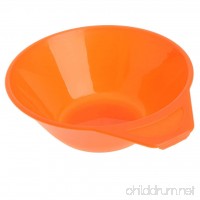 Cicitop 1 Pcs Outdoor Plastic Bowls  2 Colors for Choosing  Easy to Carry and Use  Ideal for Camping  Travel  Picnic and Other Outdoor Activies. (Orange) - B07D374Y5S