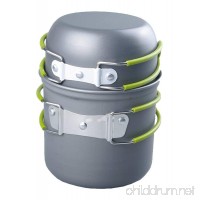 Portable Cookware Backpacking Bowl Pot Pan Cooking Kit - B07B7KMBN7
