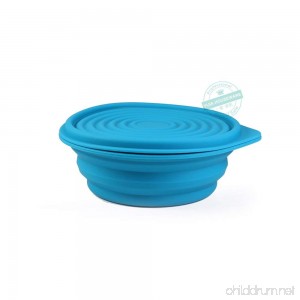 STAR-FIVE-STORE Collapsible Silicone Camping Bowl Lunch boxes Food-grade and BPA-free & Space-Saving - B07DFFP7ZL
