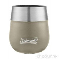 Coleman Claret Insulated Stainless Steel Wine Glass Sandstone 13 oz. - B07DN889P6