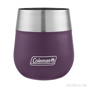 Coleman Claret Insulated Stainless Steel Wine Glass Seafoam 13 oz. - B076ZJ4BY8