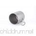 Keith Titanium Ti3356 Double-Wall Mug with Folding Handle and Lid - 20.3 fl oz - B01MEG4QDK