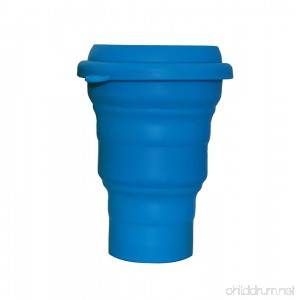 LevelOne Collapsible Travel Silicone Camping Cup 16oz BPA Free - B00U8CP18Q