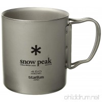 Snow Peak Titanium Double Wall Cup 450 - B00IADMNGS