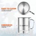 Stainless Steel Camping Mug - Sturdy Stainless Steel Carabiner Cup - Reusable Eco-Friendly Cup for Travel - Portable - Lightweight - B0768MCXBD