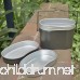 Dovewill Outdoor Lunch Box Army Soldier Set Mess Kit Canteen Kettle Pot Food Cup Bowl - B073WQFT8D