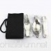 Gymforward Stainless Steel Foldable Knife Fork Spoon Tableware Portable Outdoor Camping Utensils Set Pack of 3 - B01C8XBLN6
