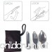 Mober 3 piece stainless steel portable knife and fork spoon camping picnic utensil travel cutlery set with a nylon pouch. - B06Y4QZJ4C