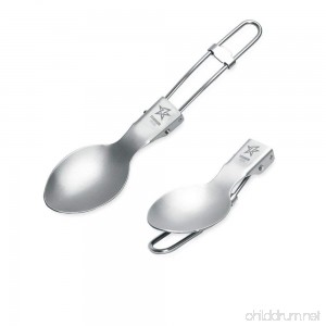 Personalized Laser Engraving on this Folding Titanium Oval Spoon FSP202 - B00UCIZPBY