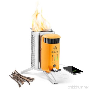 BioLite CampStove 2 Wood Burning and USB Charging Camping Stove - B01FWRICY6