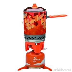 Fire-Maple Star FMS-X2 Outdoor Cooking System Portable Camp Stove with Piezo Ignition POT Support & Stand - Ultralight Compact Windproof High Heating Efficiency - Propane & Butane Canisters - Camping - B013PRD4IE