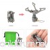 Lixada Pocket Camping Stove Mini Folding Backpacking Gas Stoves Ultralight Portable Titanium Alloy/Stainless steel Outdoor Cooking Butane Gas Burner (Optional) - B06XQCWL2T
