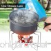 Openuuye Camping Stove 3 Burners Stove Strong Power High Thermal Efficiency Foldable Travel Stove Camping Picnic Outdoor Activities - B07C78CMM9