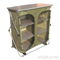 Bushtec Adventure Sierra Double Canvas Camp Cupboard  camping table or outfitter cupboard  table. - B01LW4A7ZY