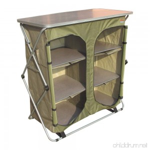 Bushtec Adventure Sierra Double Canvas Camp Cupboard camping table or outfitter cupboard table. - B01LW4A7ZY