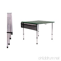 Camp Time  Roll-a-table  Green  with Adjustable Legs - B018WY8ELW
