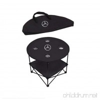 Genuine Mercedes Benz Outdoor Folding Travel Table with Cup Holders - B076TJPSZQ