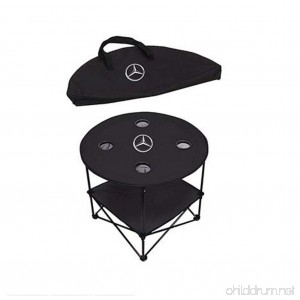 Genuine Mercedes Benz Outdoor Folding Travel Table with Cup Holders - B076TJPSZQ