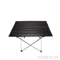 Magarrow lightweight Aluminum Portable Black Folding Camping Outdoor Table - Sizes Available - B071FNTZV2
