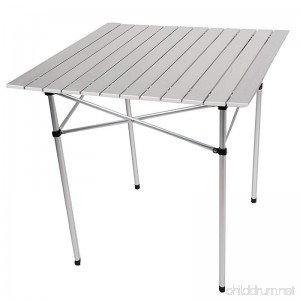 Shop4Omni Omni Heavy Duty Aluminum Roll-Up Card Table w Case for Camping Picnic or Patio - B01F45OL50