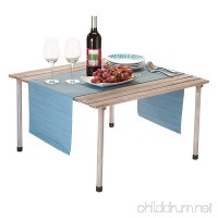 VYTAL Roll-Up Picnic Table - Portable table perfect for outdoor events  camping  beach  backyards  BBQ's and parties - B06ZXX8SJY