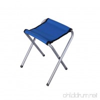 AODEW Camping Folding Camp Stool Portable Lightweight Small Fold Chair Aluminum Alloy Square Canvas for Hiking Traveling Fishing - B07FJM2KWS