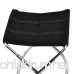 AVOLUTION Ultra Light Aluminum Alloy Outdoor Folding Stool Fishing Chair - Black - B07FLPZRCM