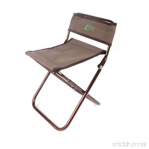 ENCOCO Portable Folding Chair with Backrest Folding Stool Chair for Hiking Fishing Park BBQ Traveling Gardening Camping Outdoor - B07F7P7BTB