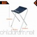 KingCamp Folding Camp Stool Portable Lightweight Fold Chair Aluminum Alloy Square Canvas Fishing Stool for Hiking Traveling - B00VJUYV28