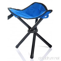 lychee Outdoor Three-Legged Foldable Folding Stool Camping Beach Fishing Chair Garden Seat Small Travelling Stool - B013WL1FKW