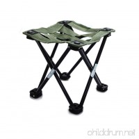 NEAER Portable Folding Stool with Carry Bag Compact Ultralight Folding Stool Seat for Hiker  Camp  Beach  Outdoor - B07F693H47