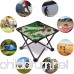 Outdoor Folding Camping Stool SAIPRO 2018 Adjustable 4-Legged Collapsible Stool for Hiking Fishing Beach Ultralight Compact Slacker Stool with Waterproof Oxford Cloth for Picnic Beach with Carry Bag - B07DLRBZPS