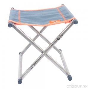 TiTo Outdoor Camping Titanium Folding Chair Stool only 85g - B07F7SGNMJ