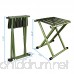 TRIPLE TREE Portable Folding Stool Heavy Duty Outdoor Folding Chair Hold Up To 550 LBS 1 Pack Unfold Size: 11.9x10.9 x 14.4 inch (LxWxH) - B07DLQ32TB
