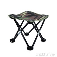 Umiwe Portable Camo Folding Camping Stools  Compact Road Outdoor Chairs Fold Up Collapsible Stool for Hiking Fishing Travel Lightweight (Camouflage) - B07FP6PMHG