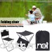 Yunhigh Portable Folding Stool with Back Aluminum Mini Fishing Chair Small Stool Seat Heavy Duty Foldable Lightweight for Backpacking Hiking Camping Picnic Travel - B07CZBTS8G