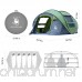 ADIPIN Instant Pop Up Outdoor Tent with Sky-window Automatic and Instant Setup Sun Shelter Water Resistant Ideal Shelter for Casual Family Camping Hiking - B07D4FVVSY