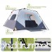 ALPHA CAMP 6 Person Instant Cabin Tent Camping/Traveling Family Tent Lightweight Rainfly With Mud Mat - 10' x 9' Orange - B0758WGQVZ