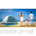 Automatic Pop Up Instant Portable Outdoors Beach Tent Lightweight Portable Family Sun Shelter Cabana Provide UPF 50+ Sun Shelter - B0727QQP9N