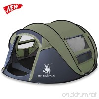 HUI LINGYANG Outdoor Four Person Pop Up Camping Tent - Easy  Automatic Setup -Ideal Shelter for Casual Family Camping Hiking - B07BBHKKVM