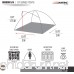 NTK Oregon GT 5 to 6 Person 10 by 10 Foot Outdoor Dome Family Camping Tent 100% Waterproof 2500mm Easy Assembly Durable Fabric Full Coverage Rainfly Micro Mosquito Mesh for - B01M09VVXW