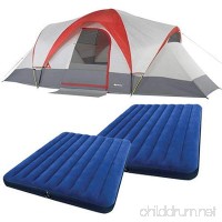 Ozark Trail Weatherbuster 9 Person Dome Tent with Two Queen Airbeds Bundle - B01EOXTC2A