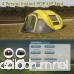 Qisan Automatic Outdoor Pop-up Tent for Camping Waterproof Quick-Opening Tents 4 Person Canopy with Carrying Bag Easy to Set up By - B072QZ6Y9T
