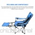 EasyGo Camping Chair – Lightweight Foldable Reclining Leg Rest Camping Chair – Camping Chair with Footrest - B0759ZHN5B
